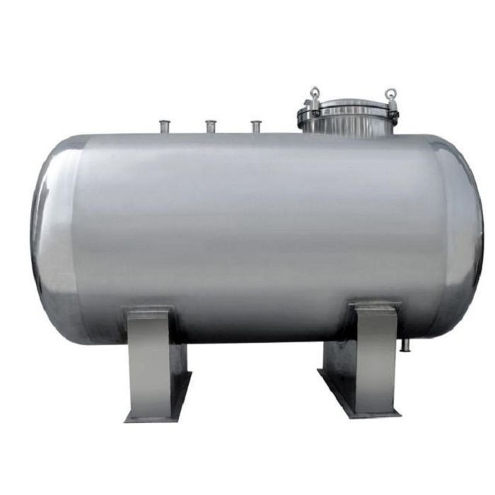 Tank tal-Ħżin Orizzontali Stainless Steel